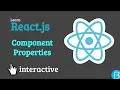 03 3 What are component props properties - React Interactive Tutorial Exercises