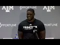 Texas A M s Michael Clemons Talks Aggies Defensive Line Performance vs Vanderbilt
