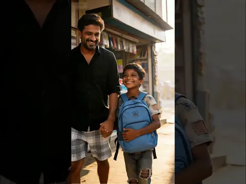 A man takes his child to school, and through hard work, the child changes the family's destiny.