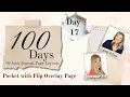 100 Days of Junk Journal Page Layouts Day 17 Pocket with Flip Overlay Page
