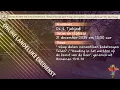 Lagu GKIN Online Landelijke Eredienst, 21 december 2025 o.l.v. ds. S. Tjahjadi