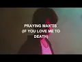 PRAYING MANTIS (IF YOU LOVE ME TO DEATH) - Johnny Orlando Sub Español
