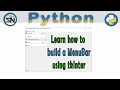 How To Create a Menu Bar in Python Tkinter Full Guide Source Code