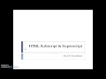 7 HTML Subscript Supersrcipt