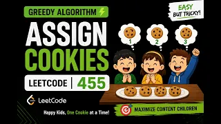 LeetCode 455 - Assign Cookies Greedy Algorithm in JavaScript