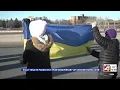 Ukraine supporters rally in Fargo-Moorhead on third anniversary of Russia-Ukraine war