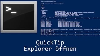 QuickTip - Batch Explorer offnen Batch Tutorial Open Explorer