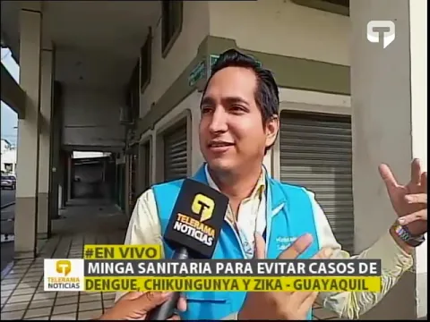 Minga Sanitaria para evitar casos de dengue, chikungunya y zika - Guayaquil