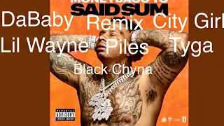 Moneybagg Yo - Said Sum (Remix) ft. Tyga, DaBaby, Piles, Lil Wayne, City Girls \u0026 Blac Chyna (Audio)