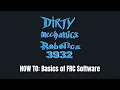 How to Basics of FRC Software - organization basic motor commands by Tanzeela