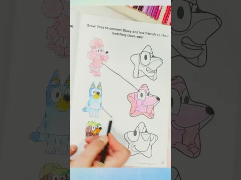 Bluey Matching Activity