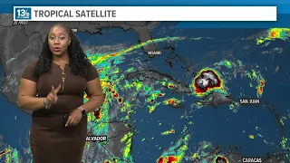 Hurricane Oscar treks through the Caribbean, Nadine fizzling out