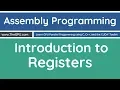 Learn Assembly Programming - Introduction to Registers