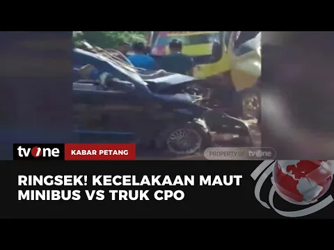 Kecelakaan Maut Minibus vs Truk 3 Orang Tewas