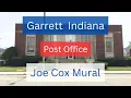 Garrett Indiana Post Office Building and Mural
