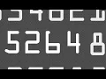 Chloe Seydoux OCR-A Font Animation