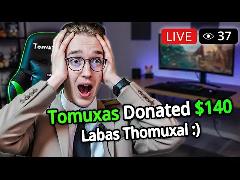 Video Thumbnail: Doneitinu MAŽIEMS Lietuvos Streameriams!!! (-140€) 💶😊 #4