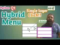 Hybrid Context Menu in Qml Single Layer Python Qt Pyside6