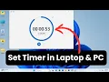 How to Set a Timer on Laptop PC Easy Guide
