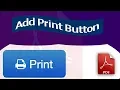 Print Button Create - How to add Print Button to existing PDF form