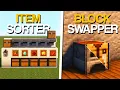 Minecraft 10 USEFUL Redstone Builds Hacks