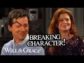 The LIVE episodes but it s just the cast breaking Will Grace