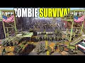 I built a US Army CITY WALL in New ZOMBIE SURVIVAL Base Building Simulator Update