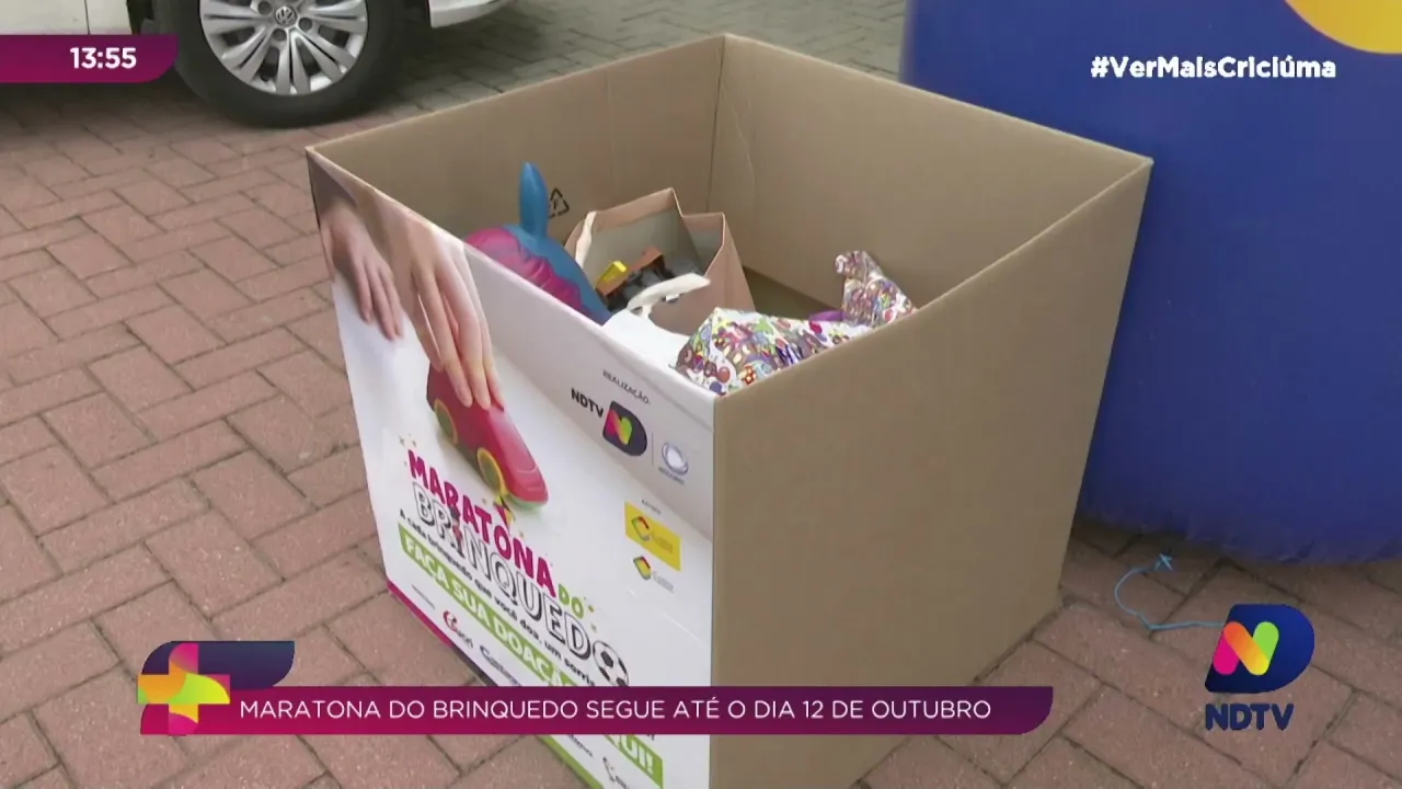 Maratona do Brinquedo segue arrecadando doações até o dia 12 de outubro