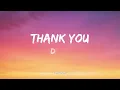 Dido - Thank You (Lyrics)