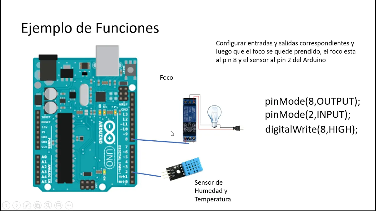 Funciones basicas digitales de lenguaje Arduino