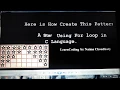A star pattern with explanation in c programming language in hindi LearnCoding by Naima Choudhary