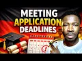 When To Apply To German Universities Mastering Application Deadlines