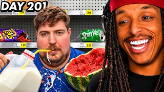 Eating An Entire Grocery Store For $1,000,000
