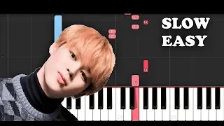 Download Jimin - Promise (SLOW EASY PIANO TUTORIAL) MP3