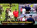 Bruno leads Man United stars to Amorim after AC Milan defeat reactions