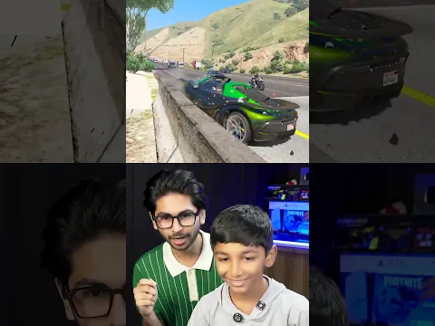 Every Crash Upgraded My Brother Car in GTA 5! 😂