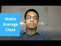 Static Storage Class in C