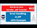 Error Handling in JSP with example Advance Java Servlet JSP Tutorial