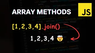 JavaScript Array join Method Explained Join Array Elements into a String