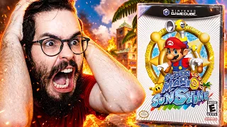 ME DESAFIARAM A ZERAR MARIO SUNSHINE (pior dia da minha vida)
