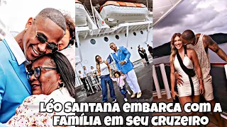 MÃE DE LÉO SANTANA FICA AOS PRANTOS AO VER FILHO EMBARCANDO EM SEU NAVIO😭