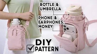 Quick & Simple ECO Crossbody Bottle Bag 🍃 Beginner DIY
