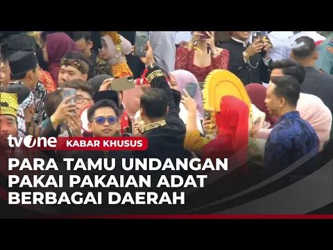 Melihat Ragam Pakaian Adat Para Tamu Undangan Upacara HUT ke 81 RI di Istana Merdeka