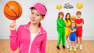 Nastya und die Freude an der Familienzeit