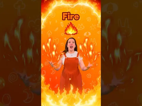 🇬🇧 Ice vs Fire / Les contraires en anglais #apprendre #enfants #facile #fun