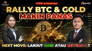 Rally BTC & Gold Makin Panas! Setelah Naik Kencang, Market Masih Bisa Lanjut?
