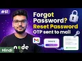 Forgot Password in Node js OTP Email Reset Password by Nodemailer OTP Email Reset Password