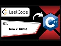 837 New 21 Game Leetcode C TechCoder A V
