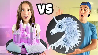 ¿QUIEN HACE EL MEJOR ARTE DE Marshmallow? Reto de COMIDA/ MIKA SOFI BOMS