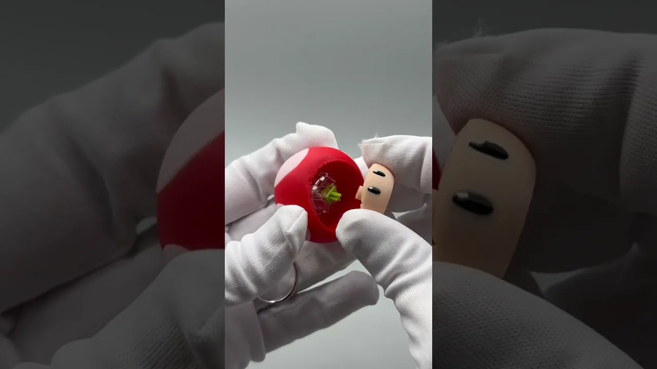 Mario Mushroom Clickers - Keychain video thumbnail